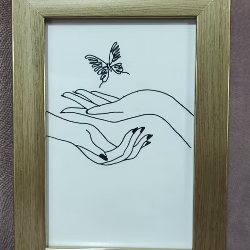 تابلو مینیمال آرت لاین مدرن ست 3تایی