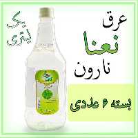 عرق نعنا معمولی نارون یک لیتری - بسته 6 عددی