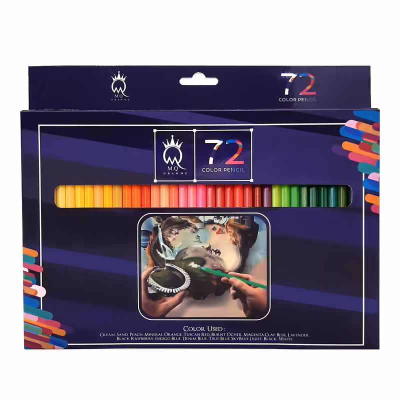 مداد رنگی 72 رنگ ام کیو مدل 00072G