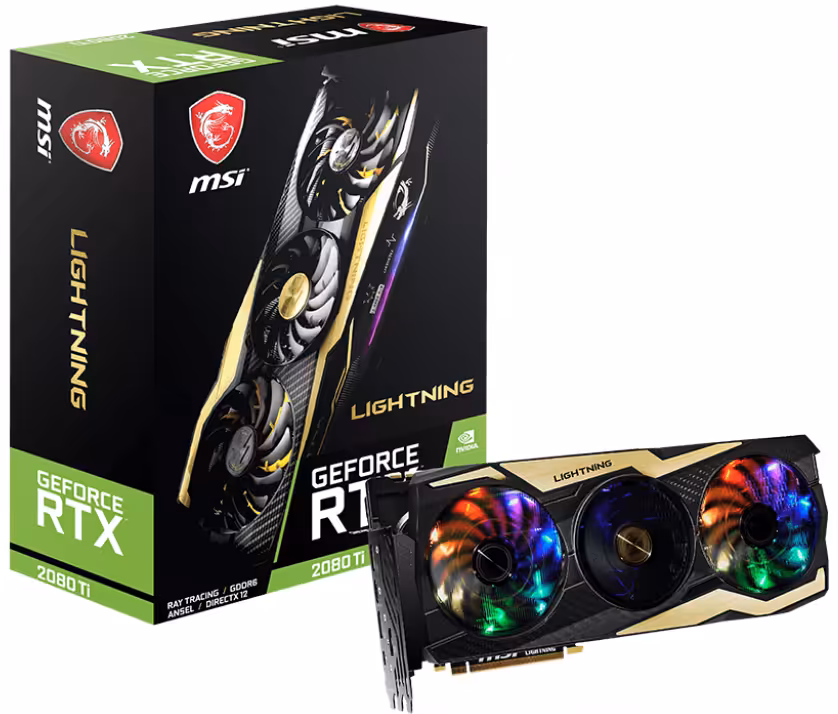 کارت گرافیک ام اس آی مدل GeForce RTX 2080 Ti LIGHTNING Z با حافظه 11 گیگابایت