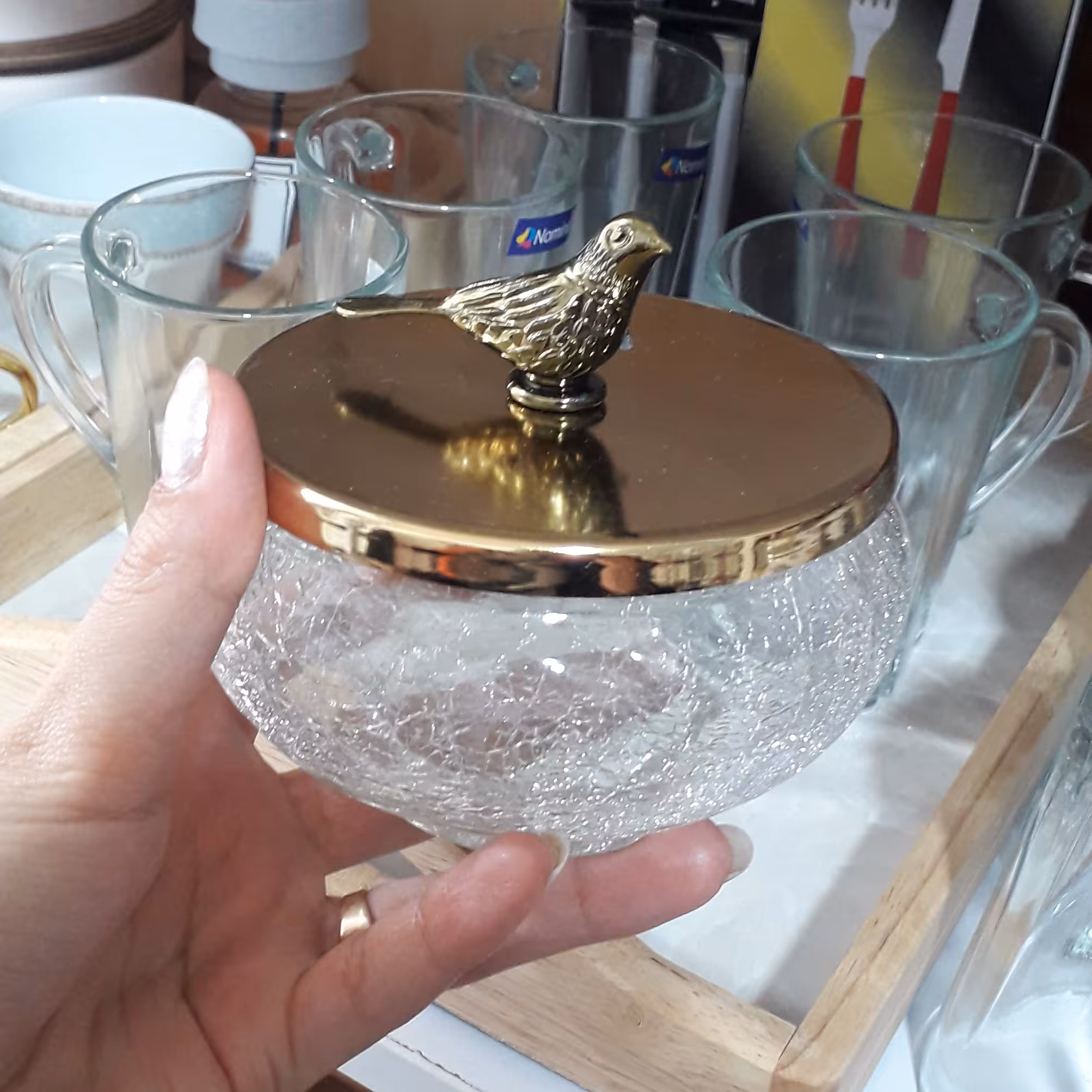 شکلات خوری آبگز درب طلایی