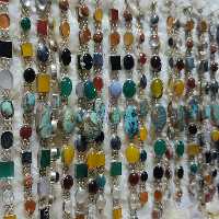 دستبند نقره نگین اصلی