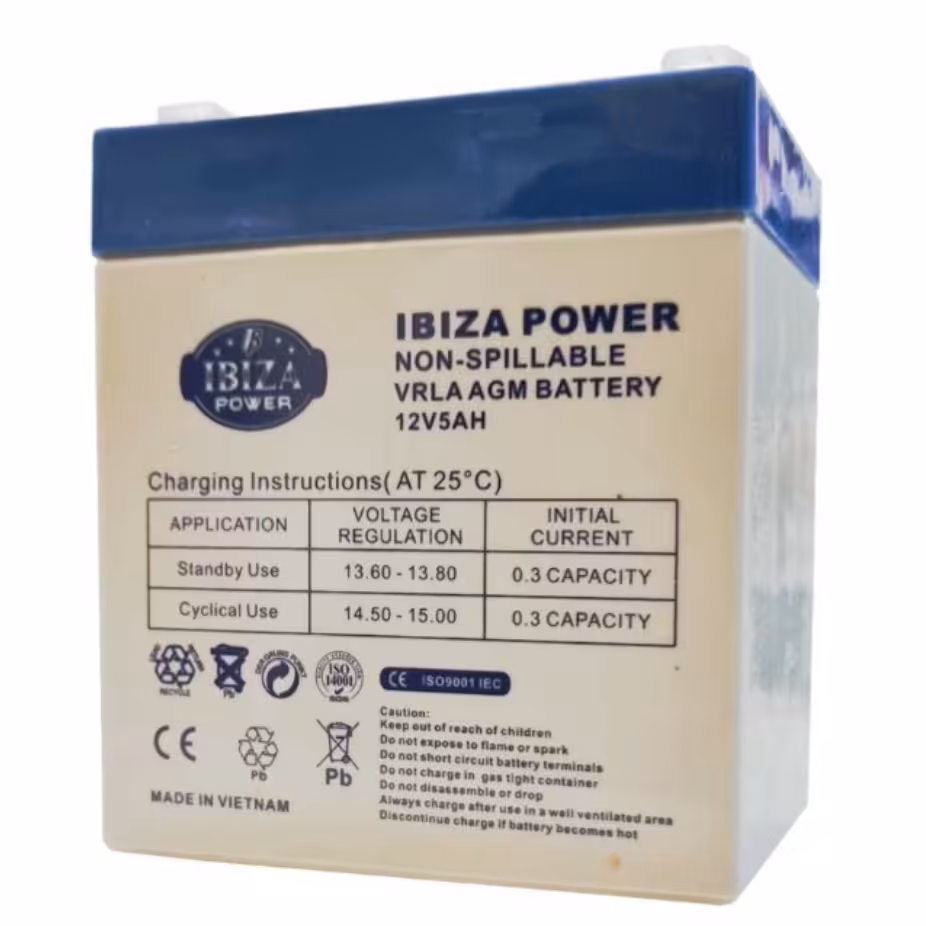 باتری 5 آمپر ایبیزا