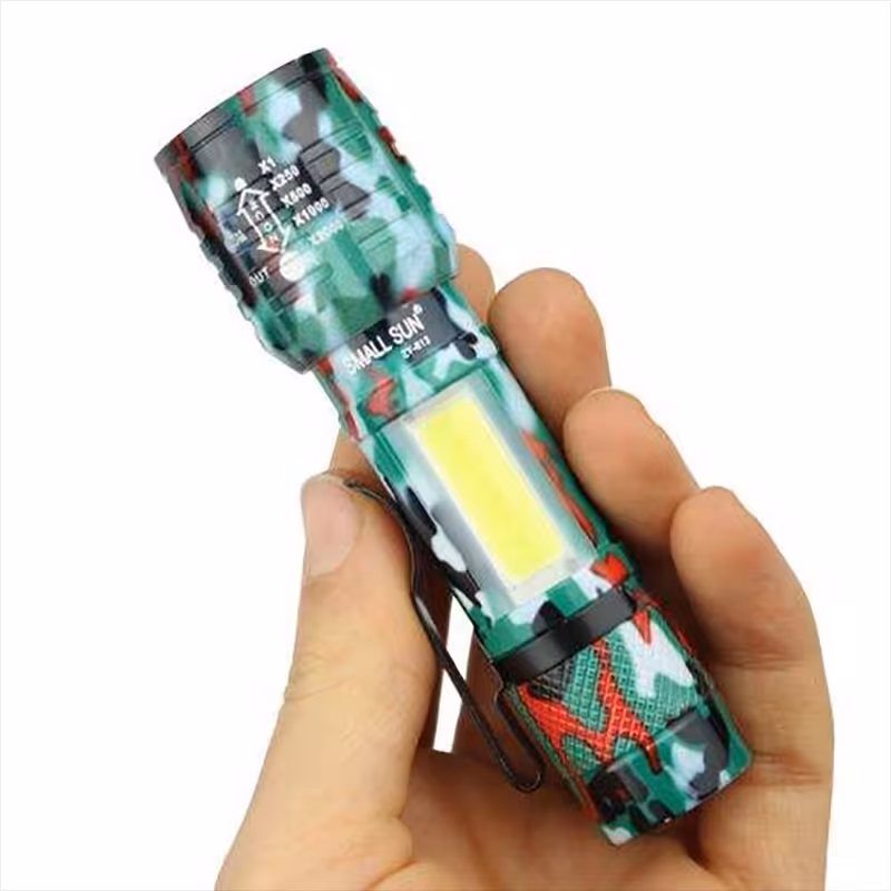 چراغ قوه کوچک زوم دار اسمال سان مدل zy-513