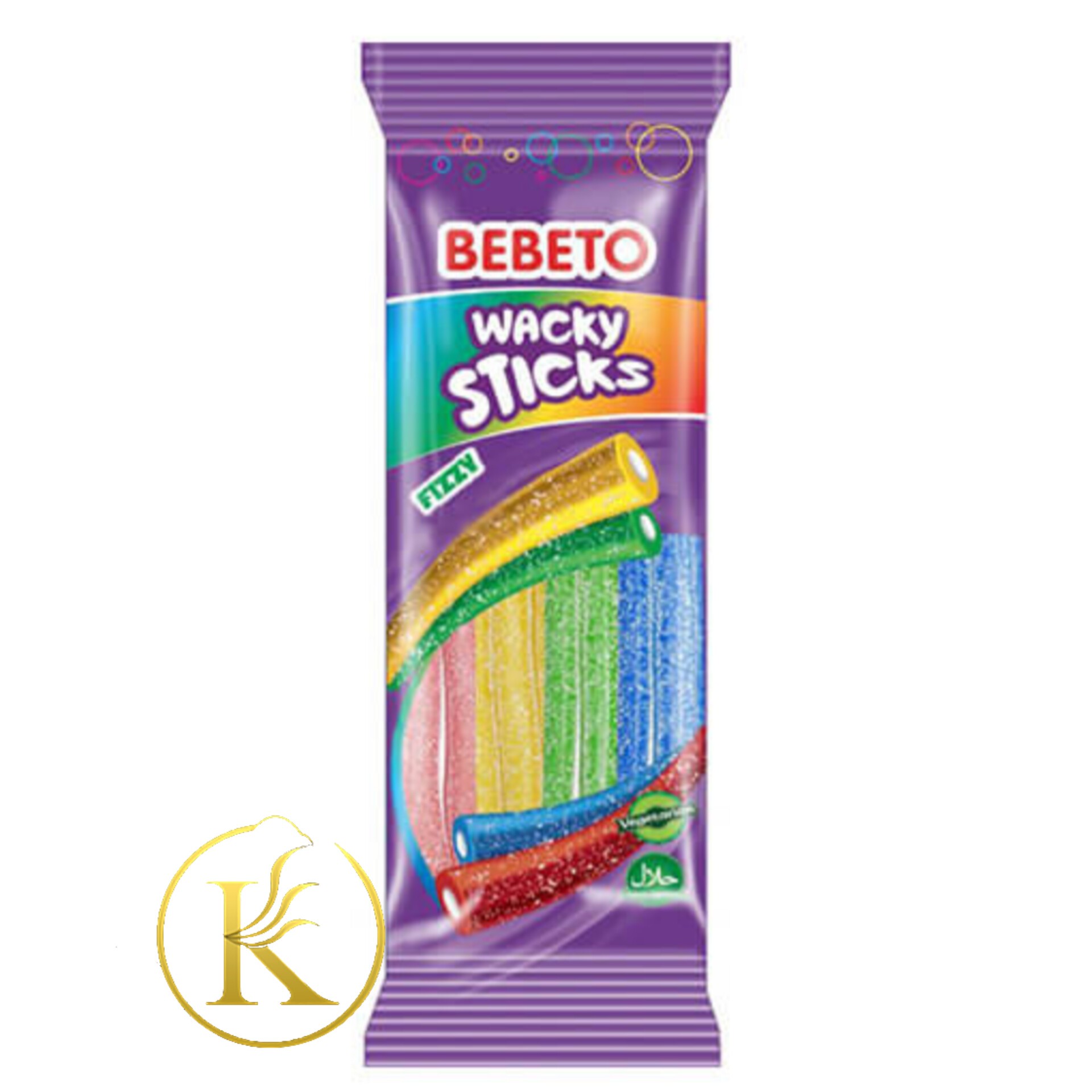 پاستیل ترش لوله ای میوه ای شکری ببتو ترکیه (180 گرم) BEBETO

