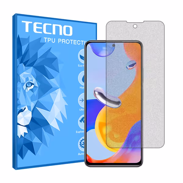 گلس شیائومی Redmi Note 11 Pro Plus India مدل هیدروژلی مات برند تکنو کد S