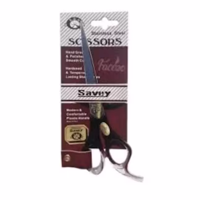  قیچی اصلاح مو سر ساوی  ارایشی قیچی ابرو و سیبیل قیچی ساوای  آرایشگری -خانگی