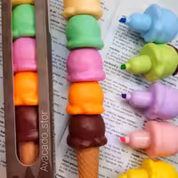 هایلایتر مدل بستنی قیفی