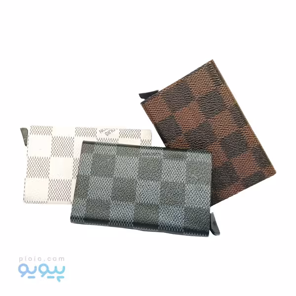 کیف جاکارتی چرمی مدل شطرنج