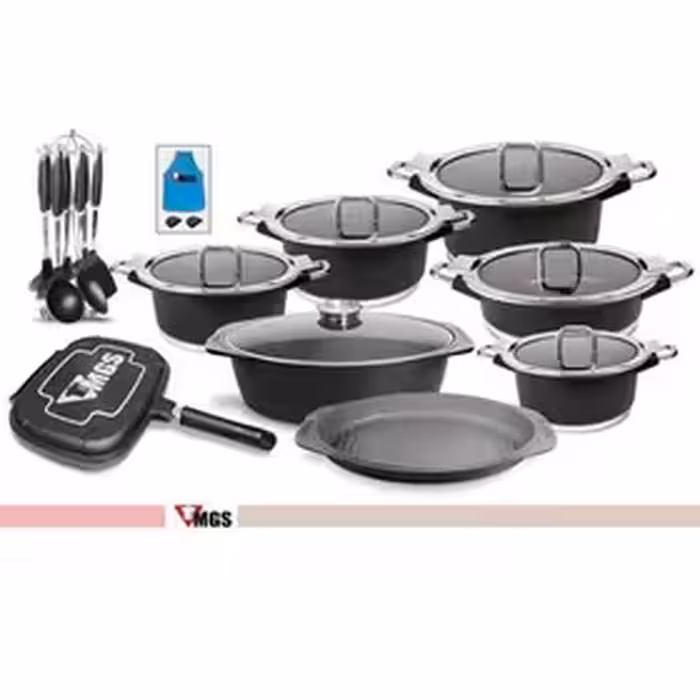 ‫سرویس قابلمه 25 پارچه جرمنی A ‬‏ برند ام جی اس MGS