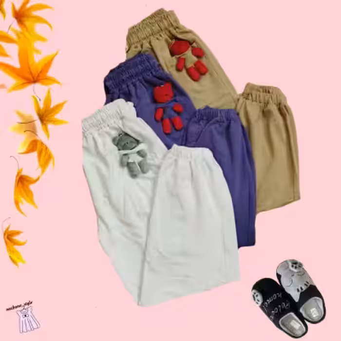 شلوار جاگر عروسکی دورس نخ پنبه