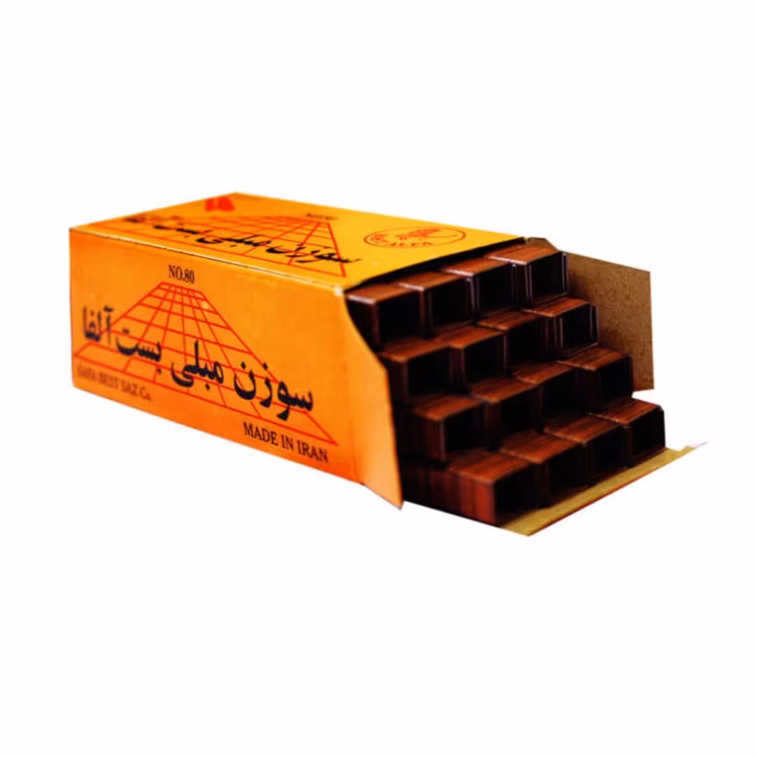 سوزن مبلی میخ منگنه سایز 80/12 بسته (3000 عددی)