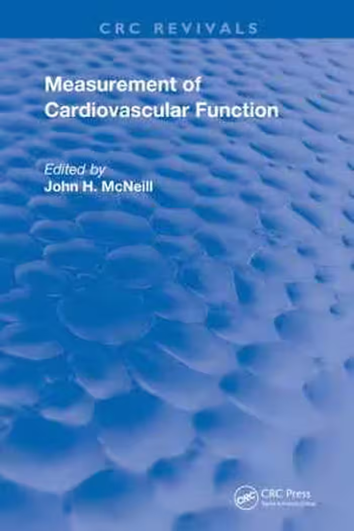 [PDF] دانلود کتاب Measurement Of Cardiovascular Function, 2019