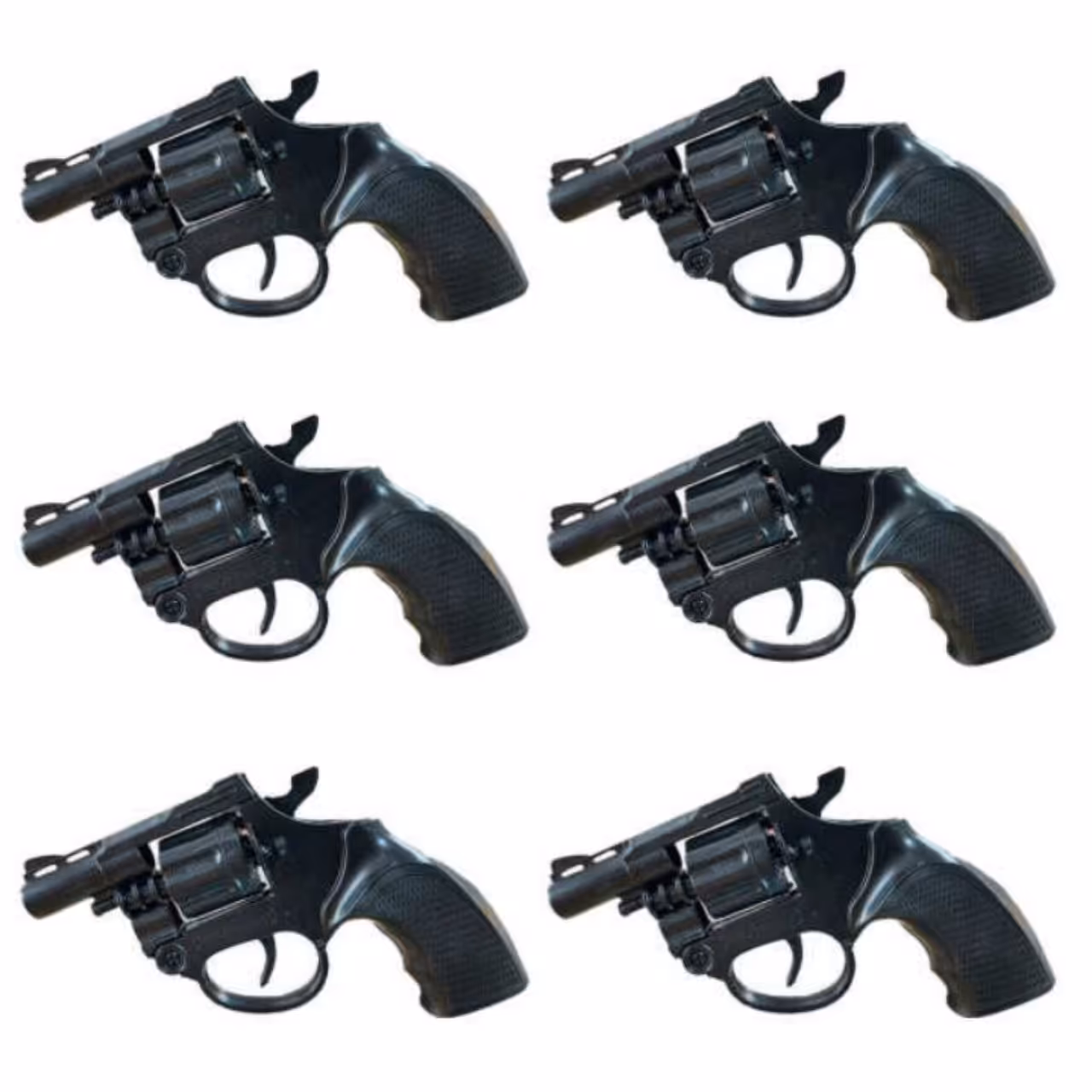 تفنگ ترقه ای بسته  شش عددی(رنگ مشکی)