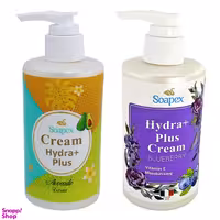 کرم آبرسان سوپکس (Soapex) مدل بلوبری و آووکادو حجم 250 میلی‌لیتر بسته 2 عددی