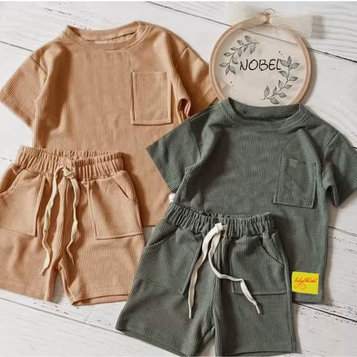 تیشرت شلوارک بیسکوییتی اسپرت