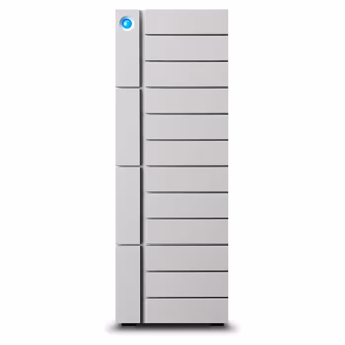 هارد اکسترنال لسی مدل LaCie 12big Thunderbolt 3 12-Bay RAID Thunderbolt 3 STFJ120000400 ظرفیت 120 ترابایت - Hiapple.ir
