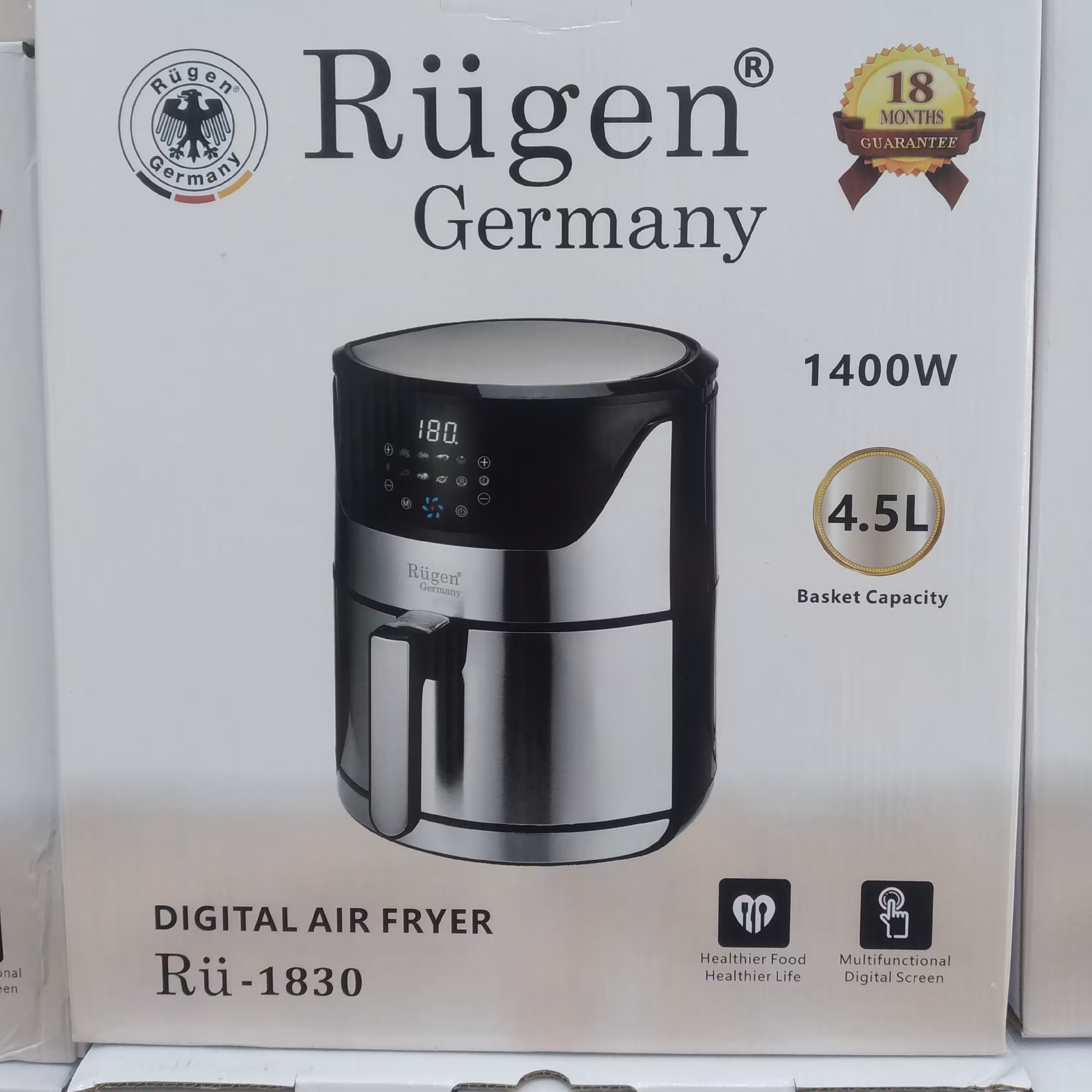 سرخ کن بدون روغن روگن 4.5لیتری مدل RU -1830اصل آلمان با 18 ماه گارانتی