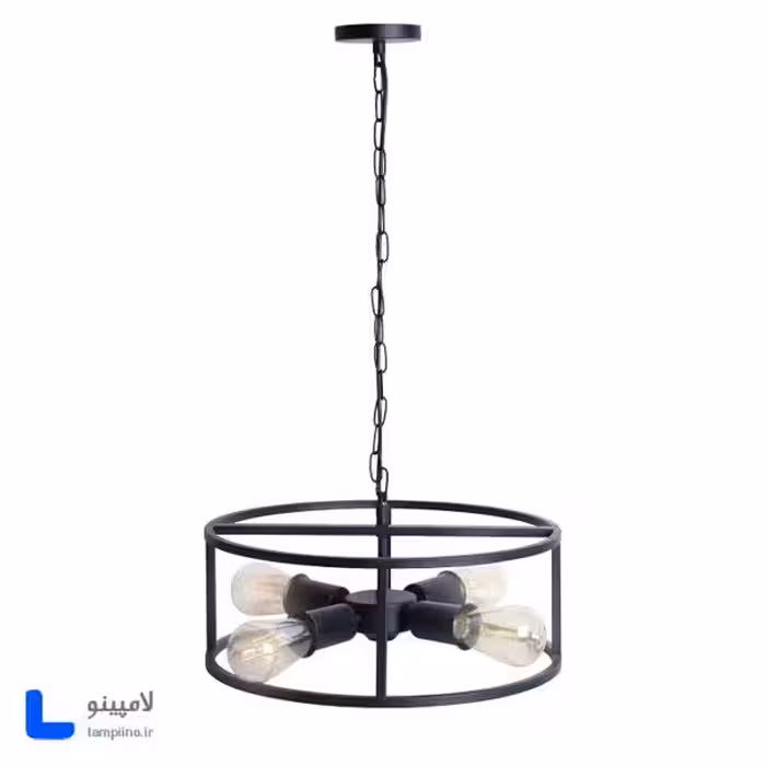 چراغ آویز چهار شعله فلزی مدل BAM-2084