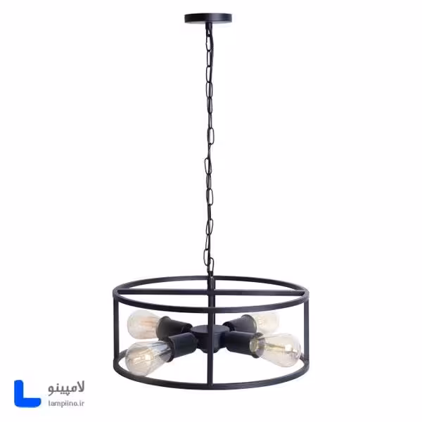 چراغ آویز چهار شعله فلزی مدل BAM-2084