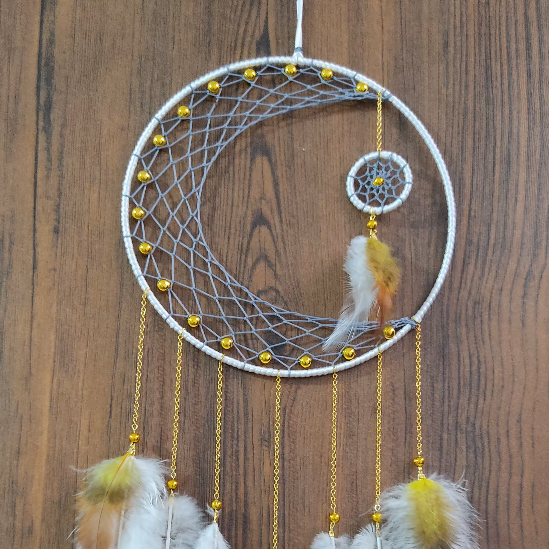 اویز منزل طرح دریم کچر مدل ماه سایز متوسط با ارسال رایگان 