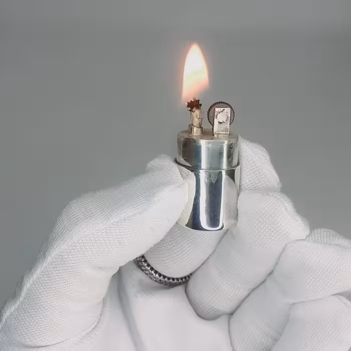 فندک بنزینی نقره 