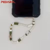 آویز گوشی و دستبند فانتزی طرح لبخند smile