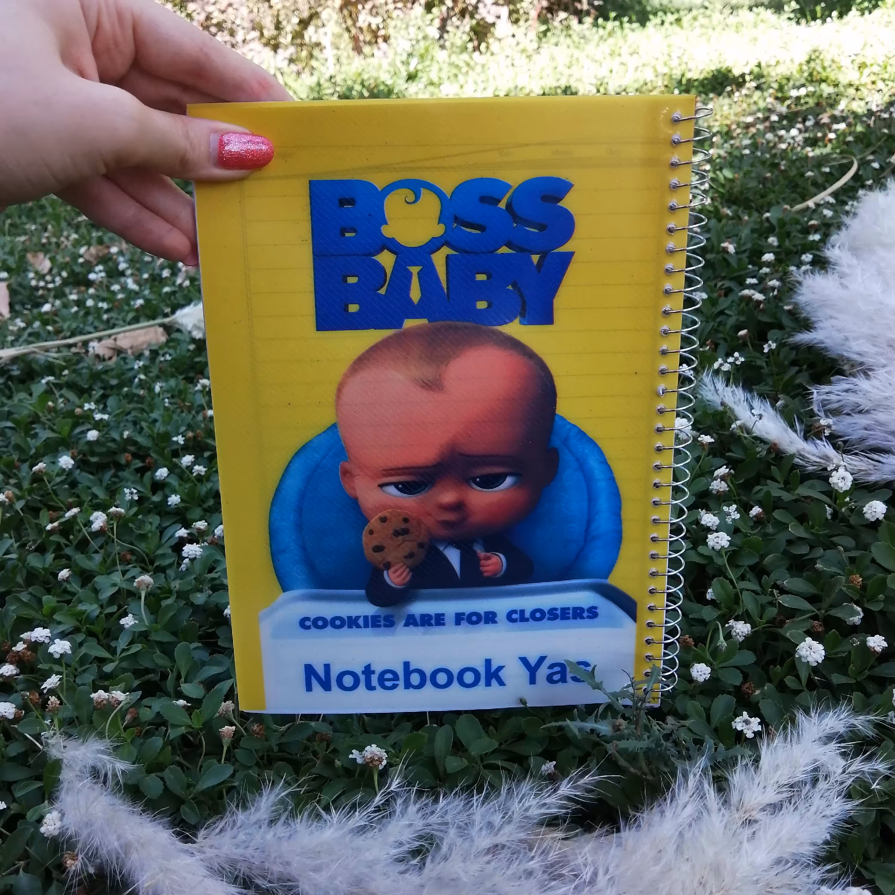 دفتر مشق طرح بچه رئیس 100 برگ جلد طلقی 