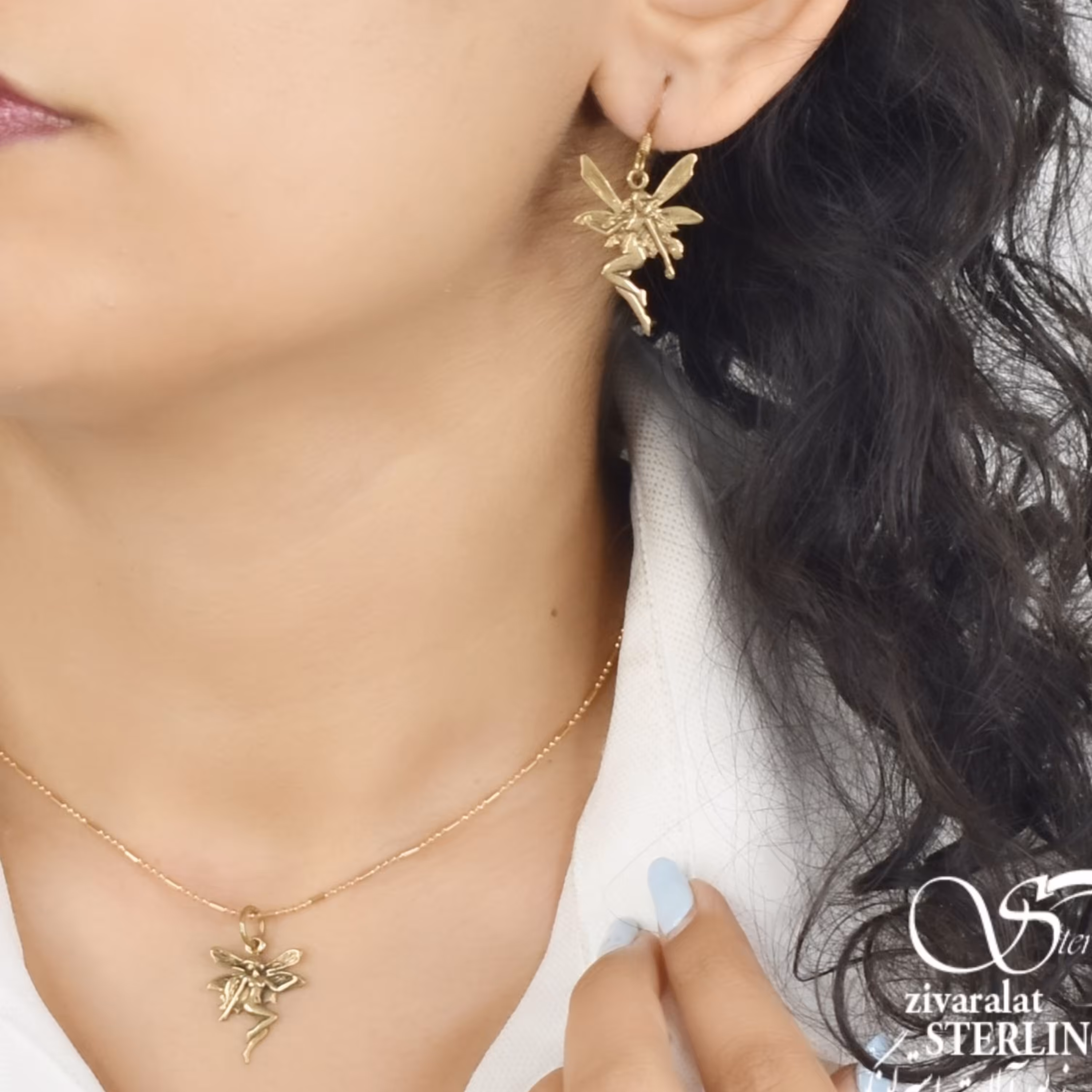 نیمست فرشته طلاروس کیفیت بالا کد 6919