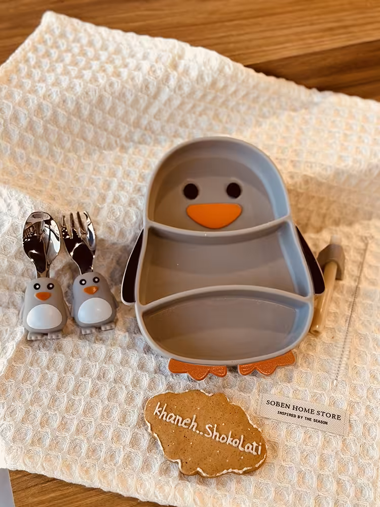 ظرف غذای پنگوئن کد00917