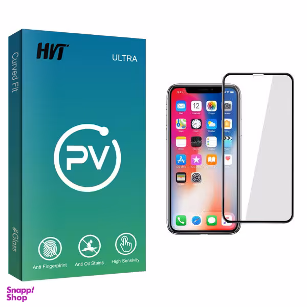 محافظ صفحه نمایش اچ وی تی مدل PV glass مناسب برای گوشی موبایل اپل آیفون iphone x