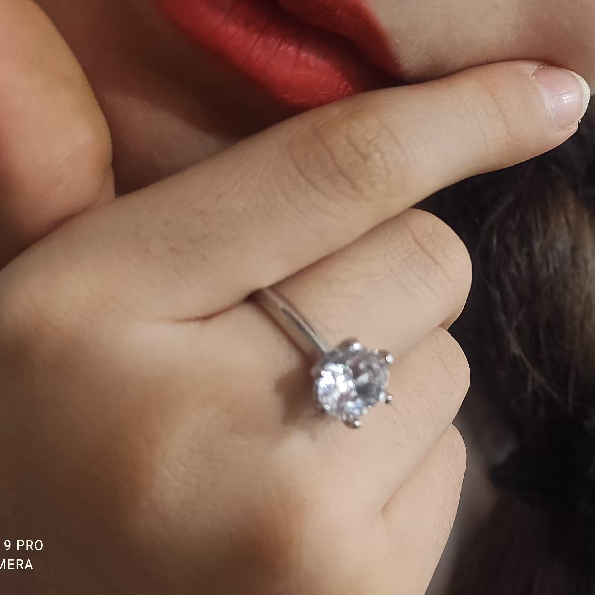 انگشتر استیل نگین دار