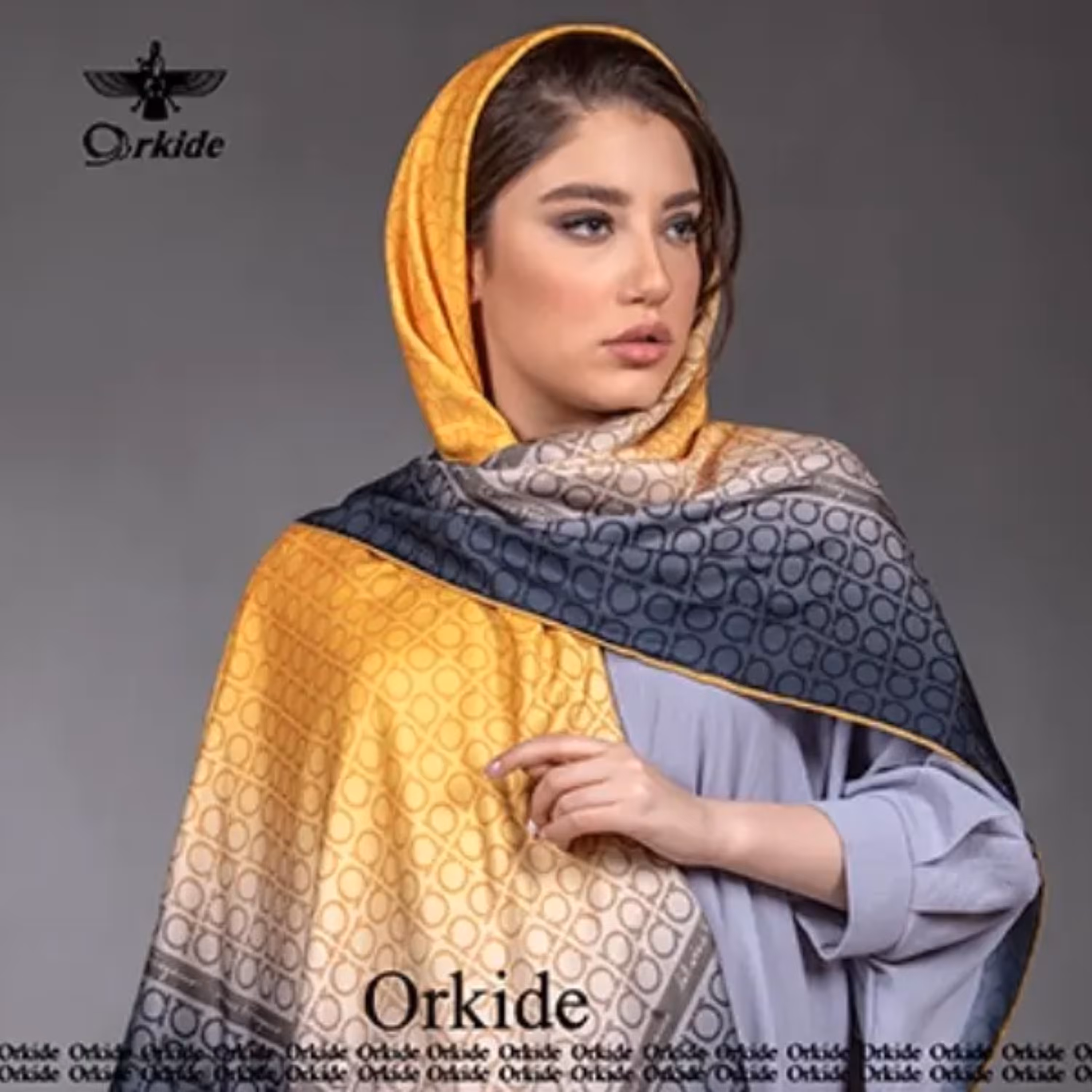 روسری نخ ابریشم گارزا