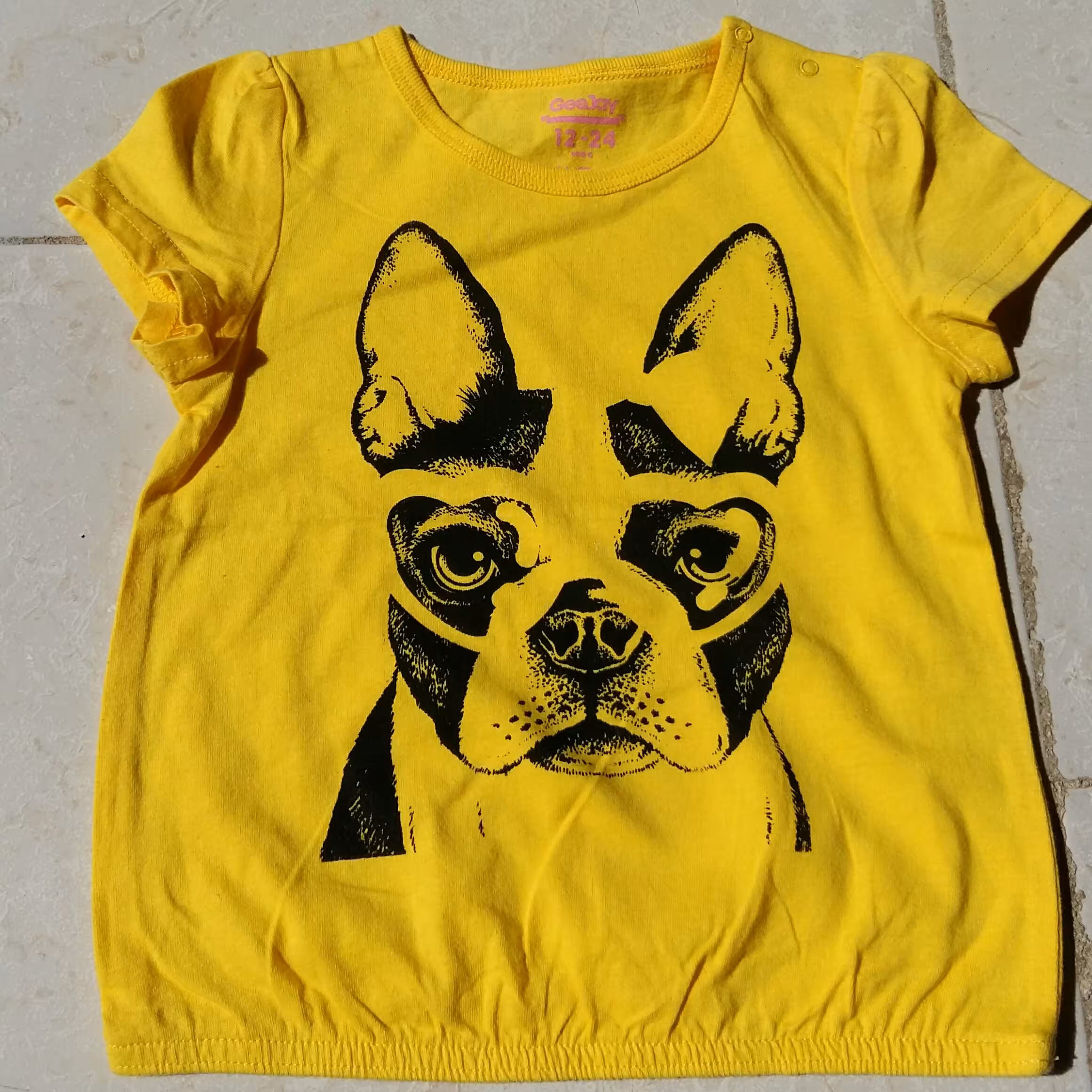 تیشرت نخی دخترانه سایز 12 تا 24 ماه .ارسال رایگان 