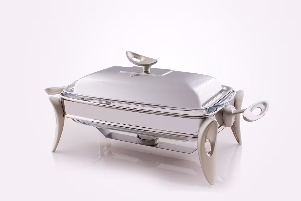 سوفله خوری مستطیل کوچک تک استیل911