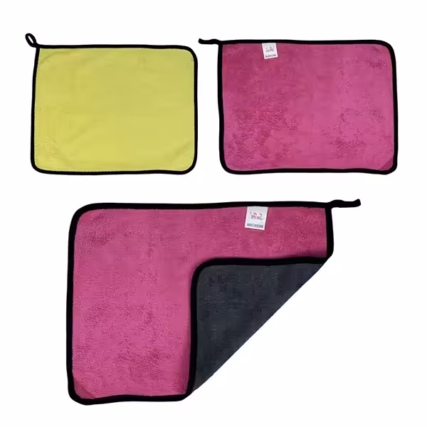 دستمال 40*30 ضخیم 2رو 60گرم