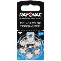 باتری سمعک ریواک ضد نویز شماره 675 RAYOVAC
