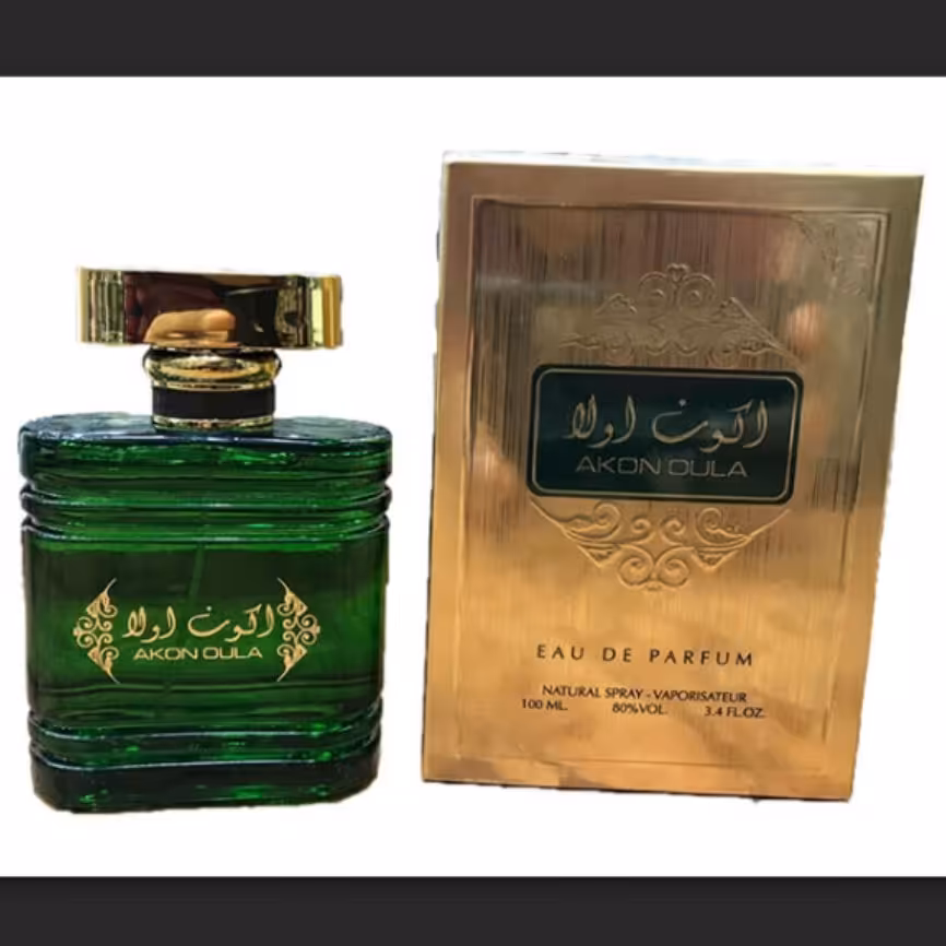 ادکلن اکون اولا گلد برند ارض الزعفران 100میل