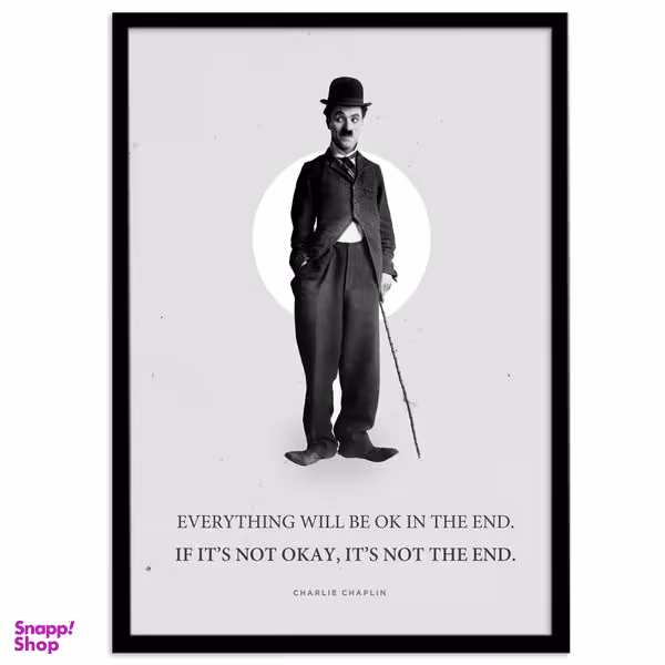 تابلو بکلیت طرح صحبتی از چارلی چاپلین مدل B-12033