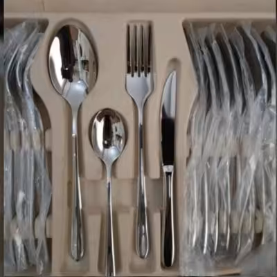 سرویس قاشق و چنگال یونیک 12 نفره 70 پارچه اصلی بی چمدون اهنربانگیر