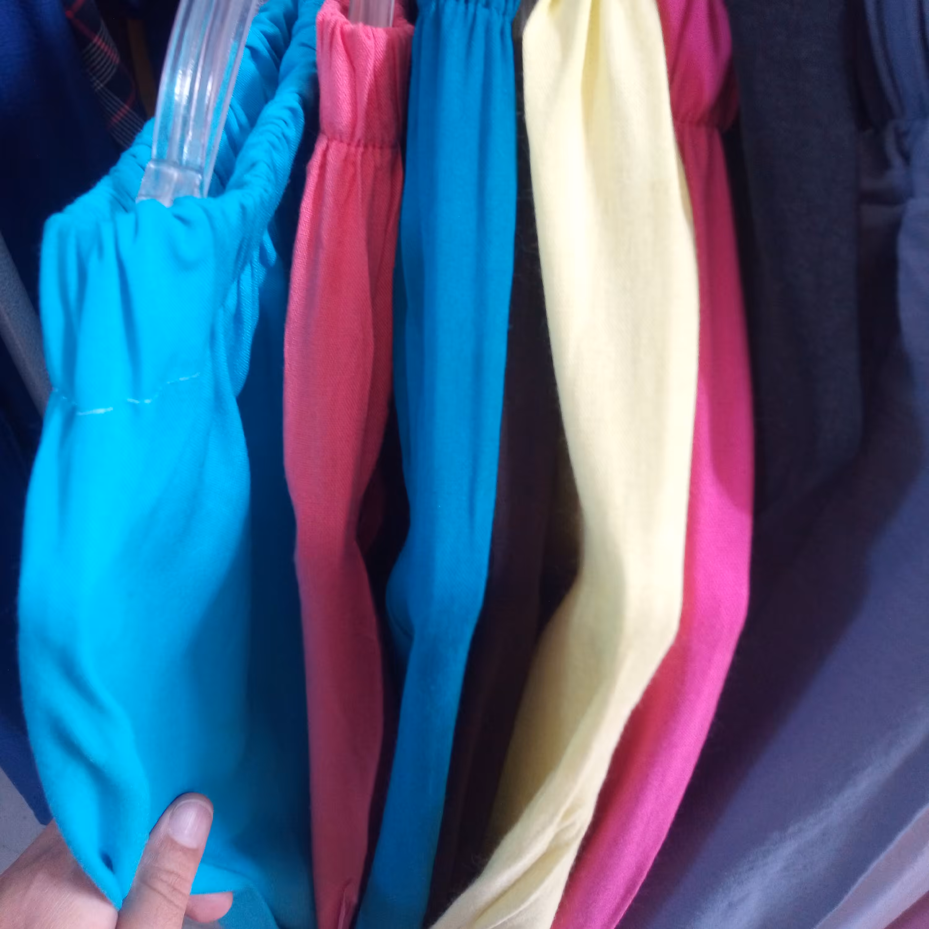 شلوار نخی دامنی در رنگبندی