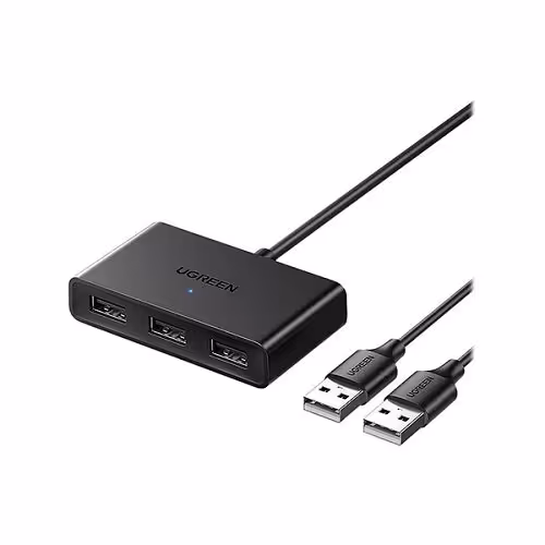 هاب سوئیچ 2 در 3 پورت USB 2.0 یوگرین مدل 10935-CM409