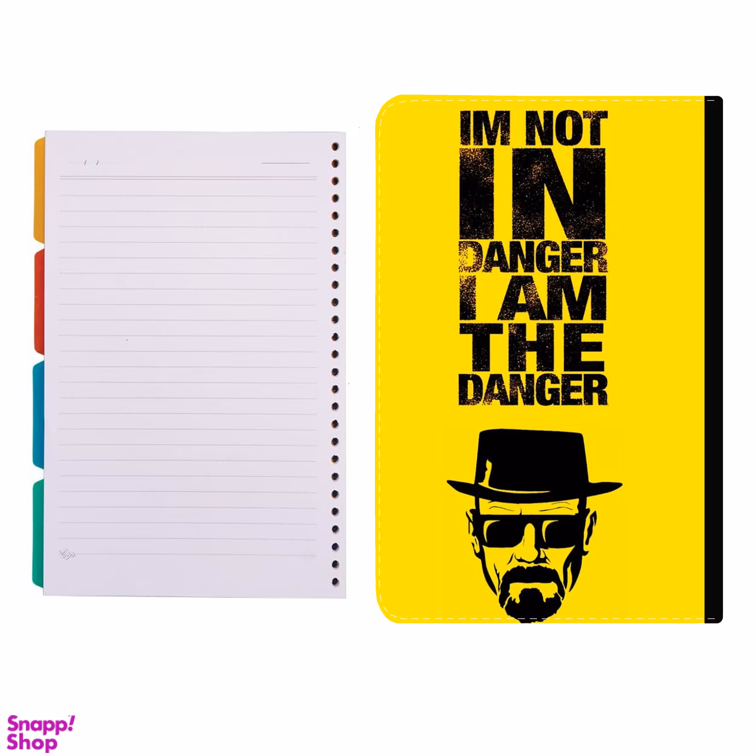 کلاسور طرح بریکینگ بد کد 8267 به همراه کاغذ کلاسور