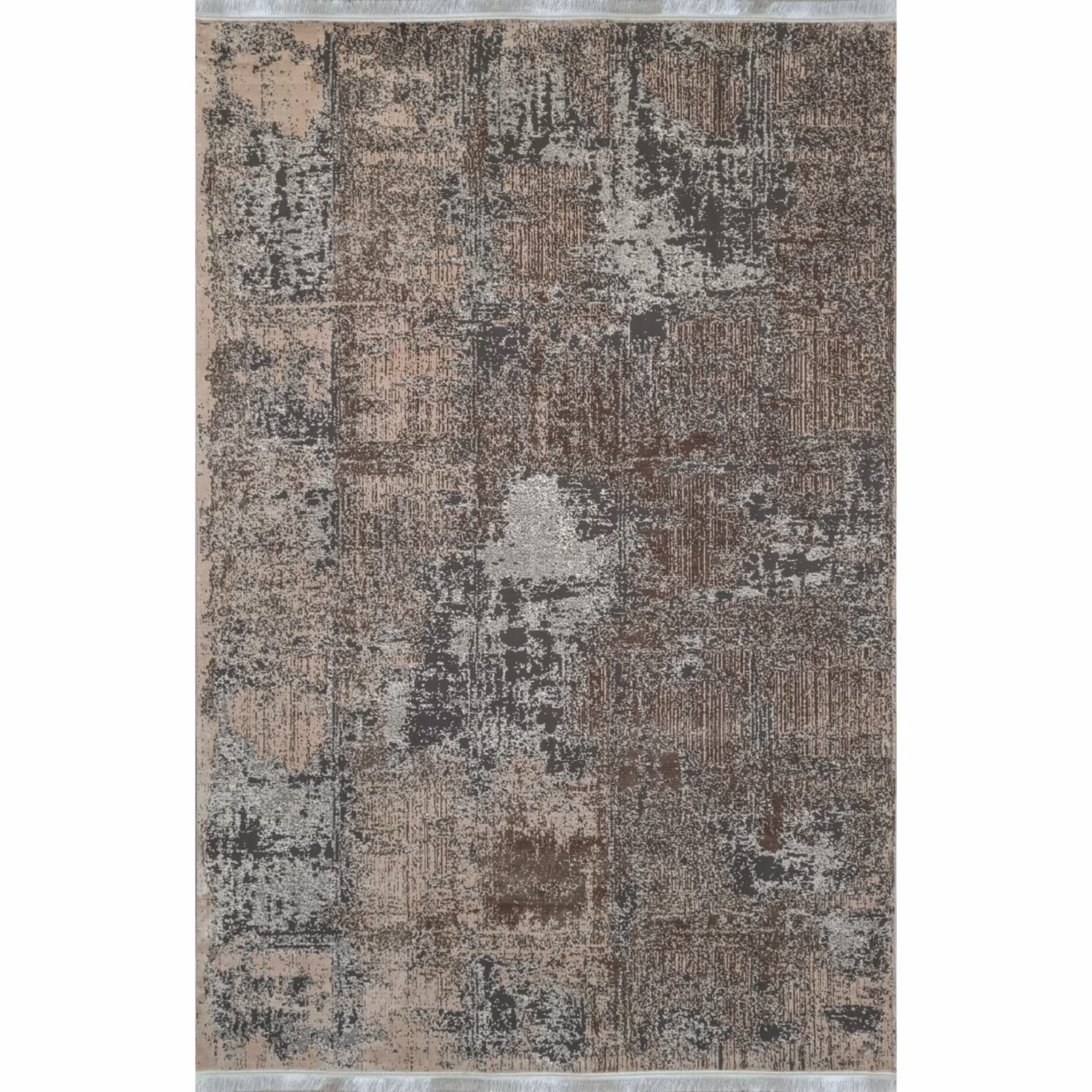 فرش ماشینی افرند طرح پتینه 500 شانه کد 6643 (چهار متری)