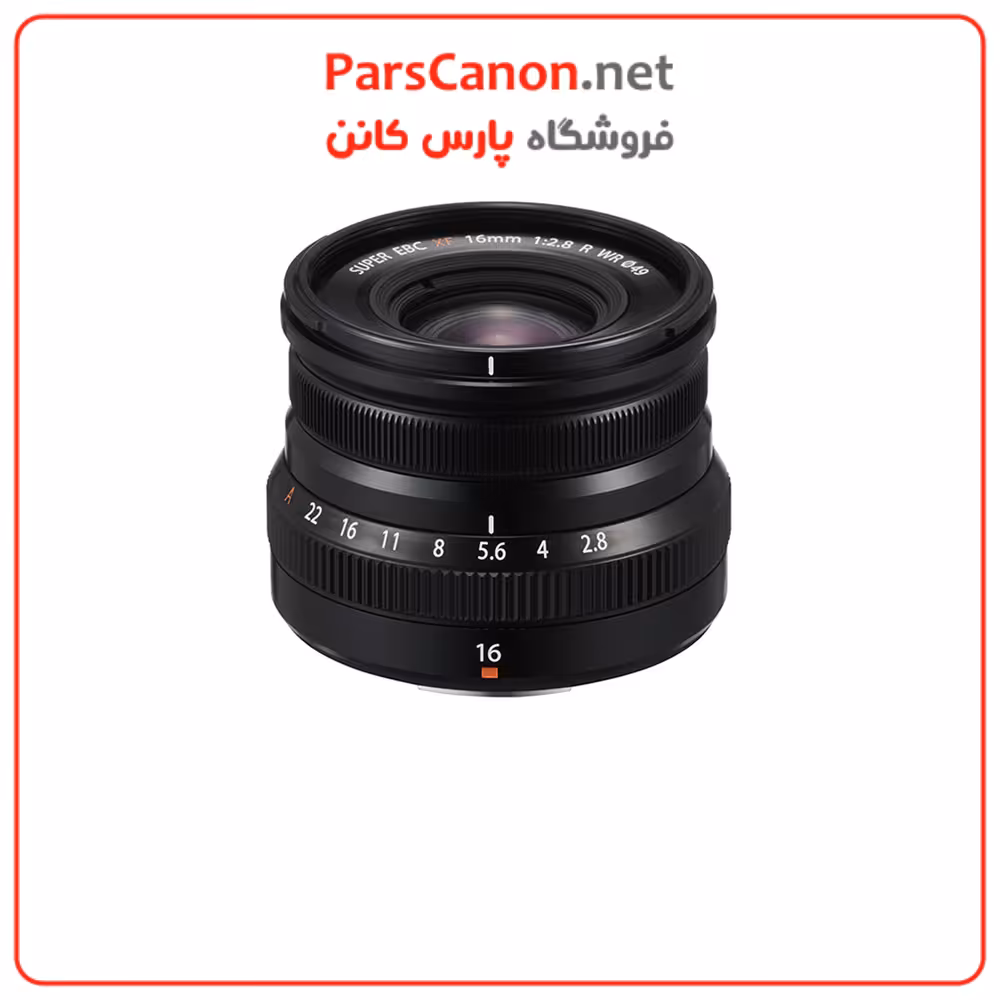 لنز فوجی فیلم FUJIFILM XF 16mm f/2.8 R WR Lens (Black)