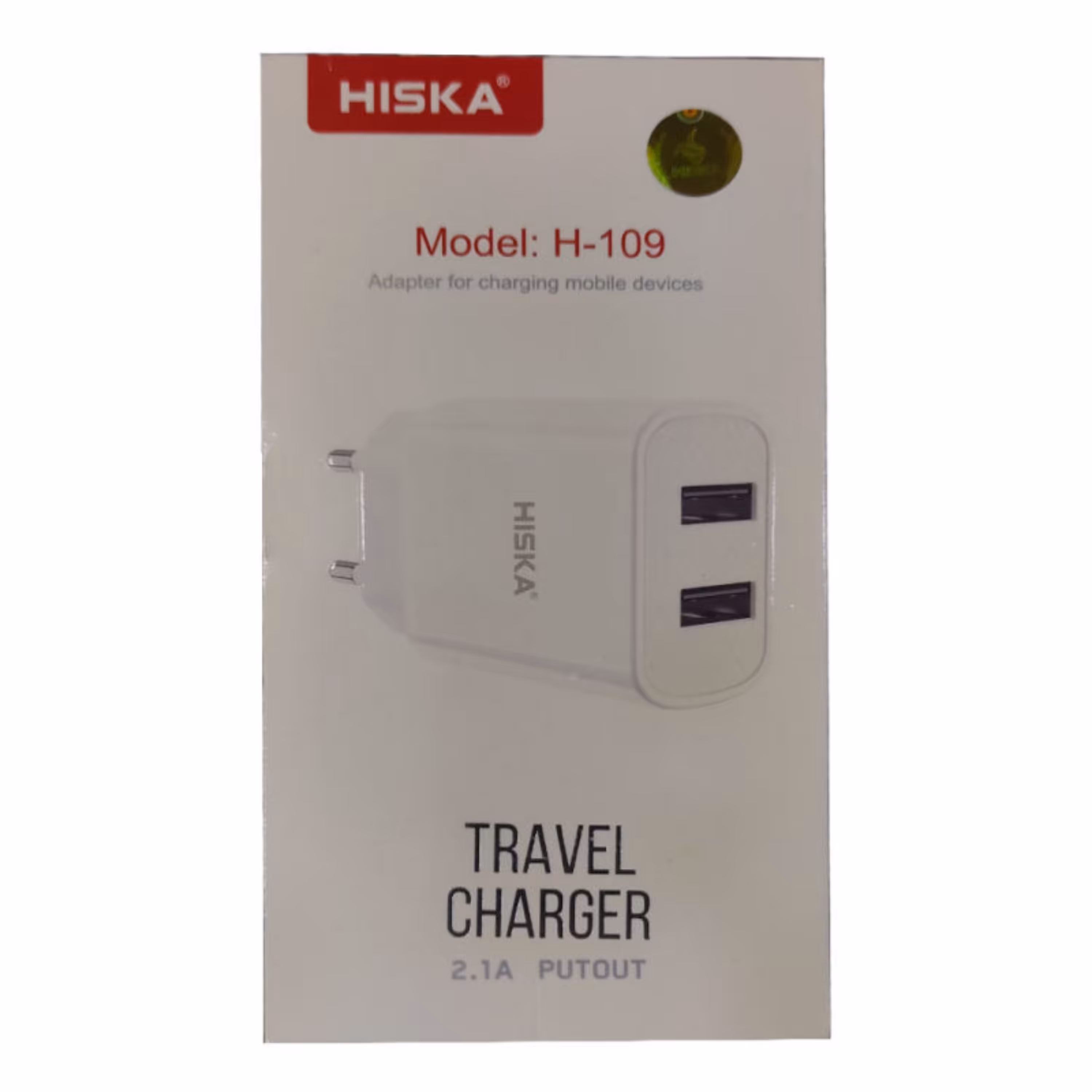 شارژر دو پورت هیسکا مدل H109 به همراه کابل Type-C