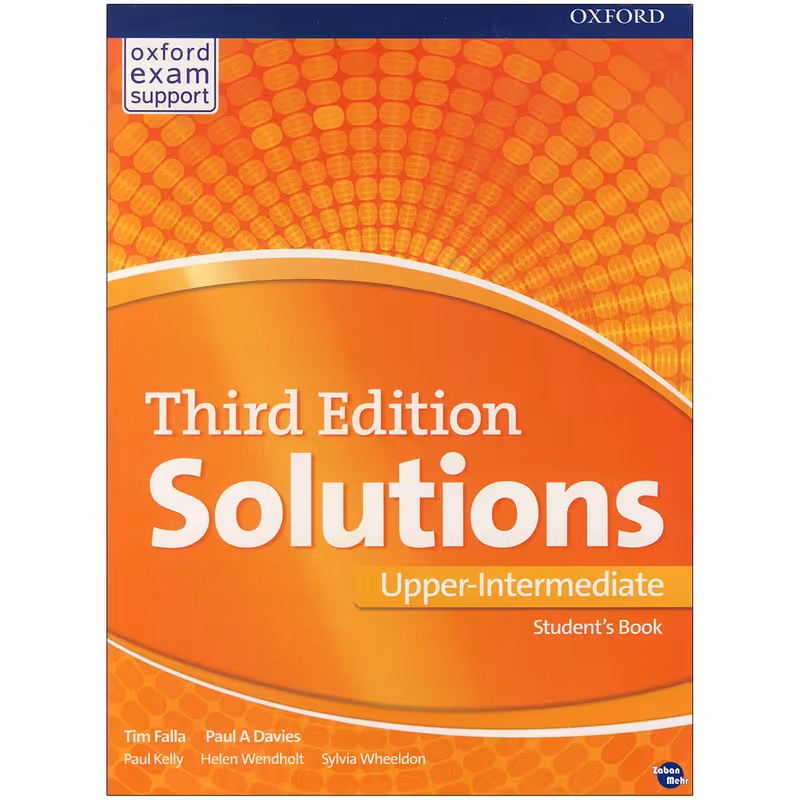 کتاب Solutions Upper-Intermediate اثر Tim Falla Paul A. Davies انتشارات زبان مهر