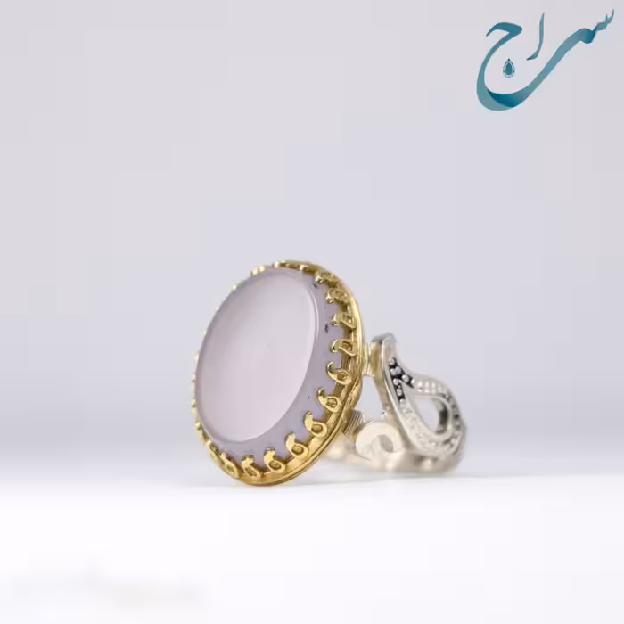 انگشتر عقیق کبود