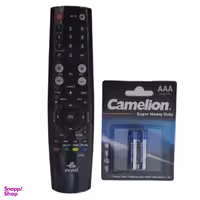 ریموت کنترل ایوولی مدل EV100 به همراه باتری نیم قلمی کملیون