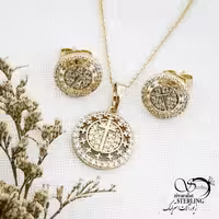 نیمست گرد طرح طلا برند ژوپینگ کد 14006